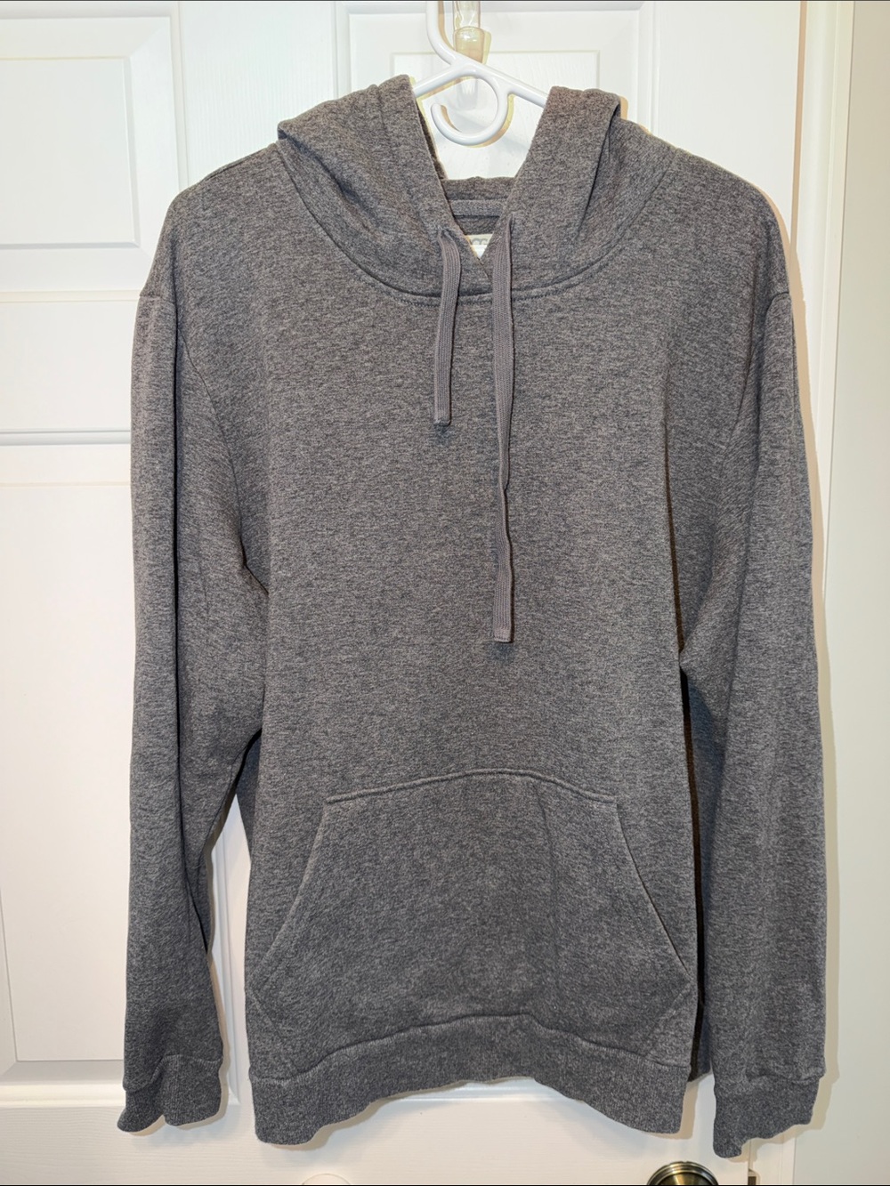 UGG Men's Heather Gray Hooded Pullover Sweatshirt